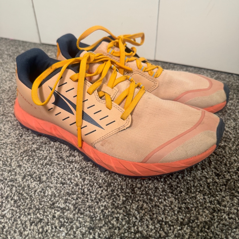 Altra Superior 5 Shoes Womens 8.5 Dusty Pink Track Road Racing Running Trainers